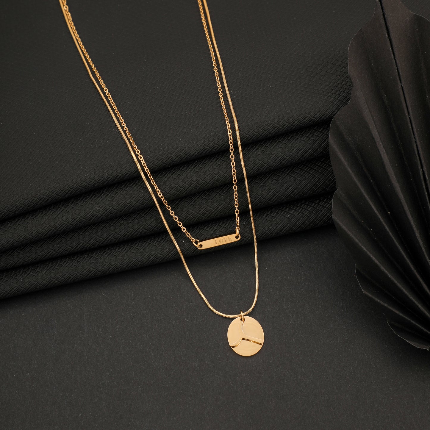 TESLA GOLD NECKLACE