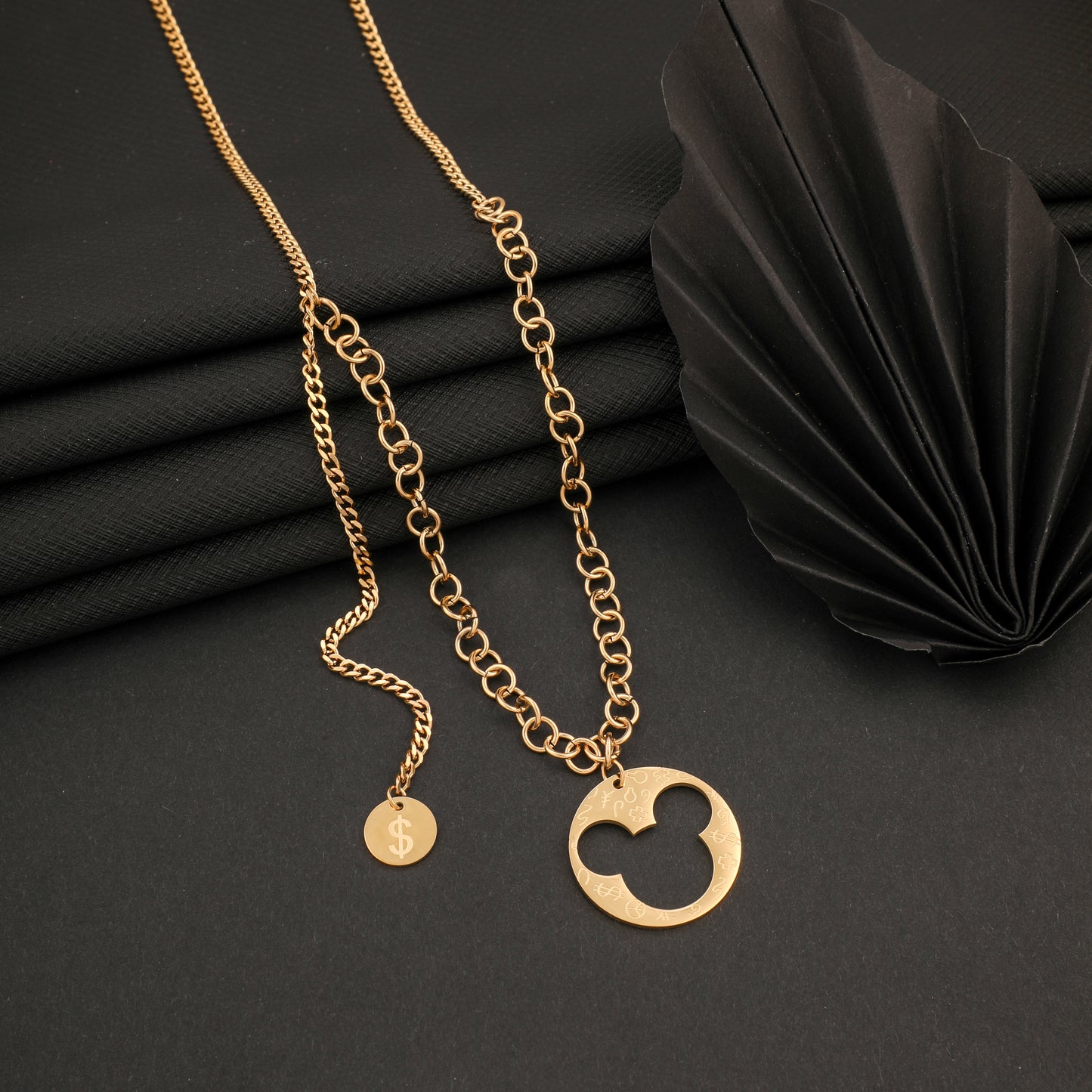 DIVIDER GOLD NECKLACE