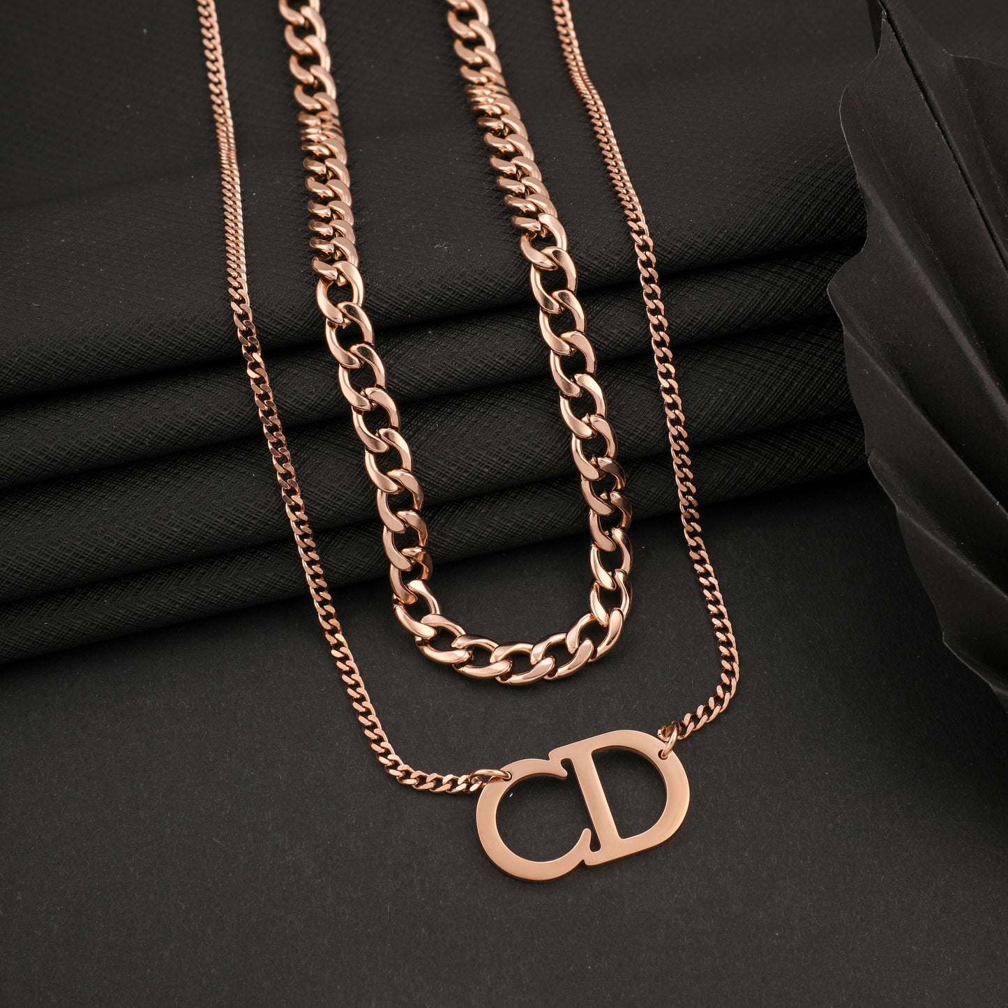 CLOUDY ROSEGOLD NECKLACE