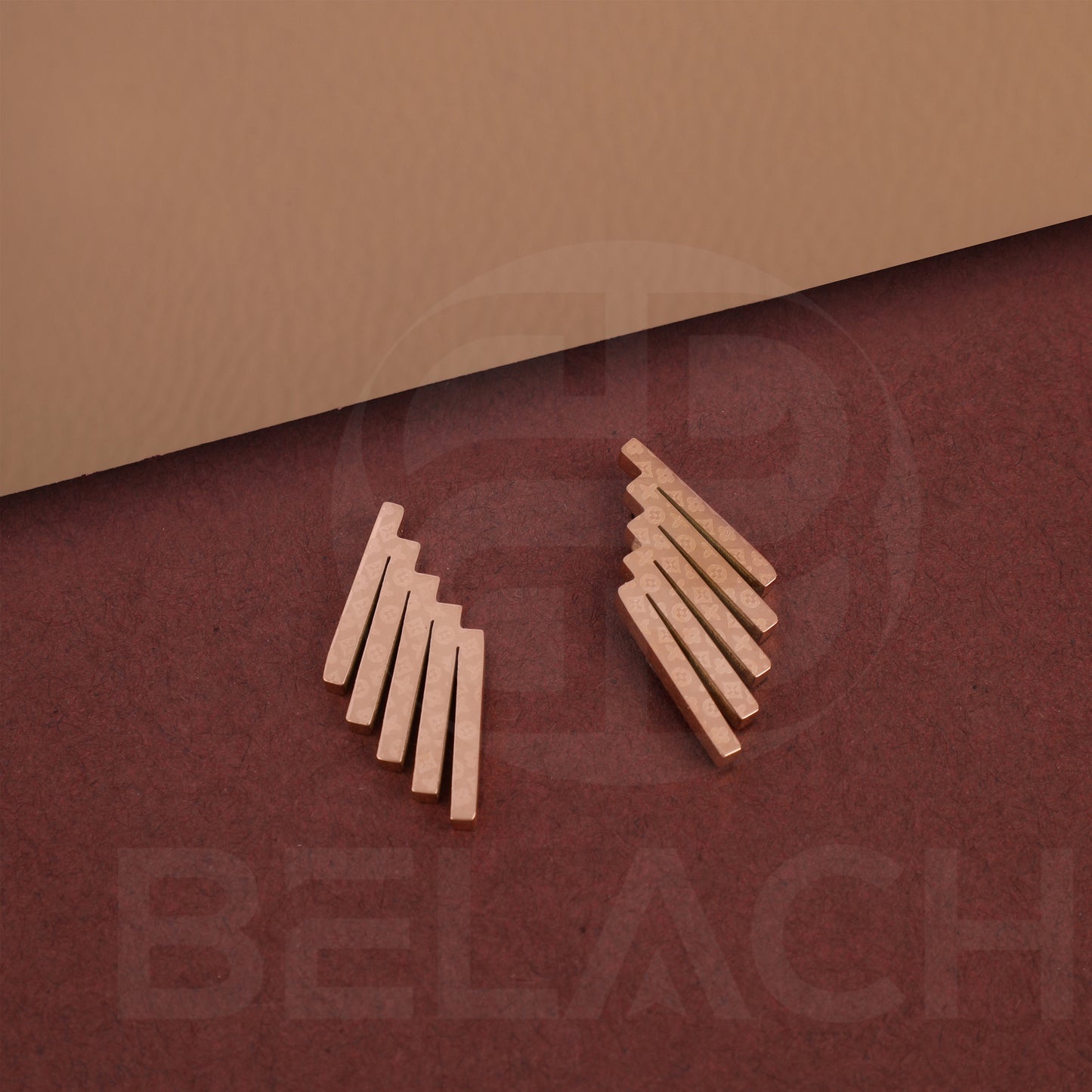 Rosegold Plated Luxuries Earrings GPER003