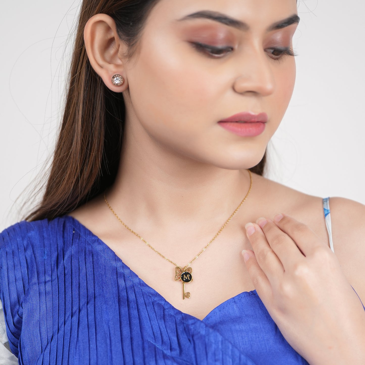 MONARK BLACK GOLD NECKLACE