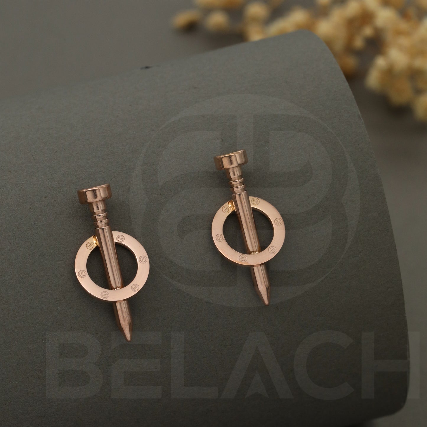 Rosegold Plated Luxuries Earrings GPER006