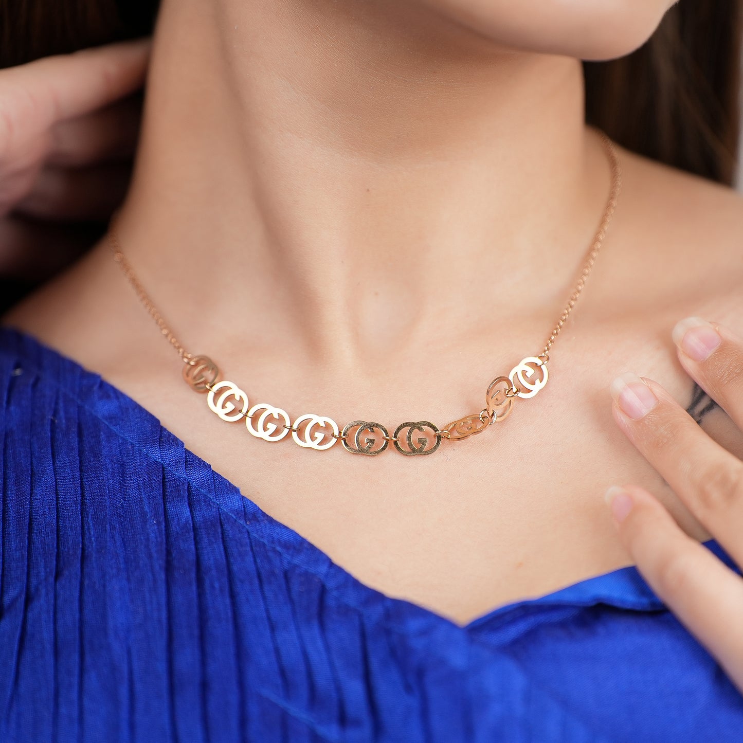 LOTUS ROSEGOLD NECKLACE