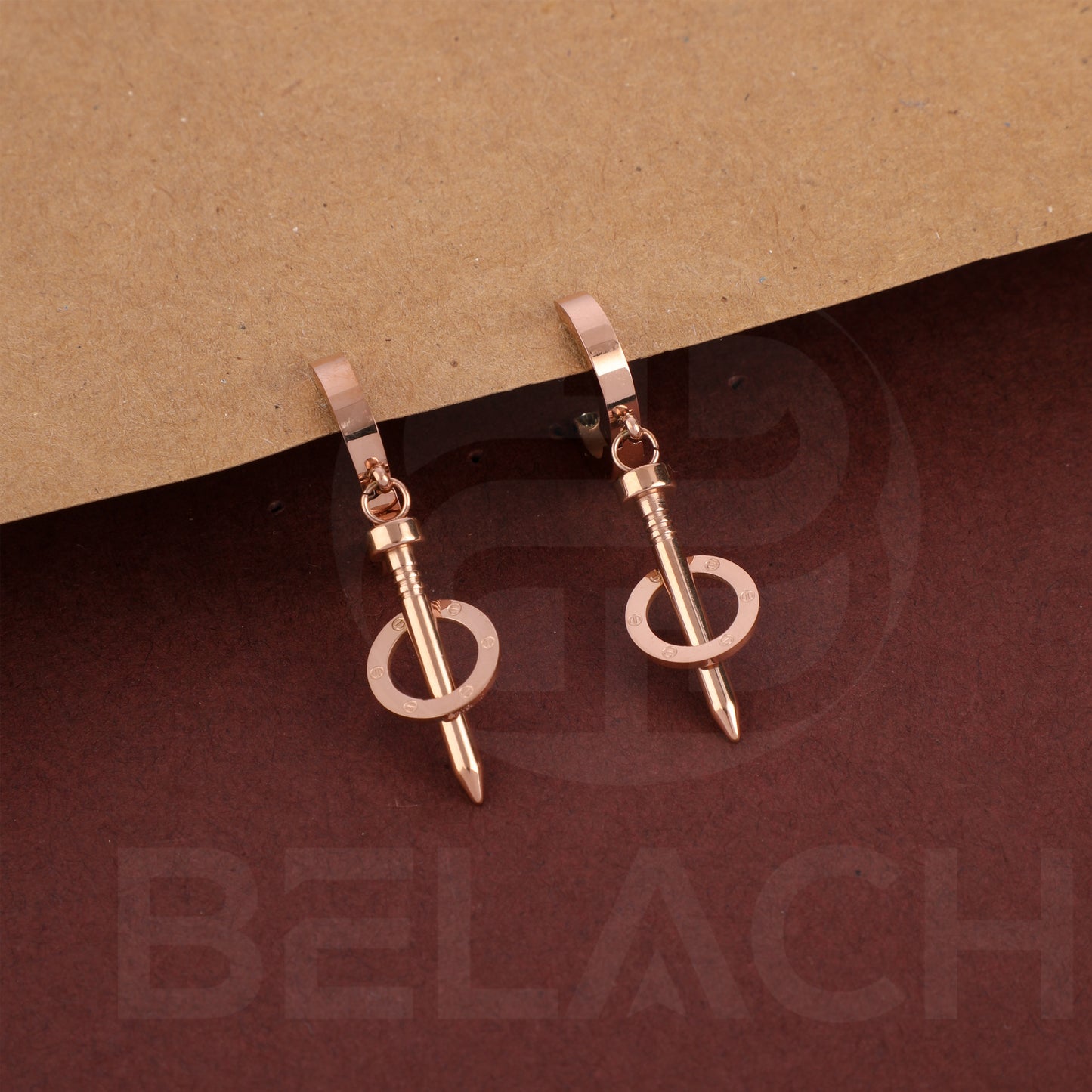 Rosegold Plated Luxuries Earrings GPER012