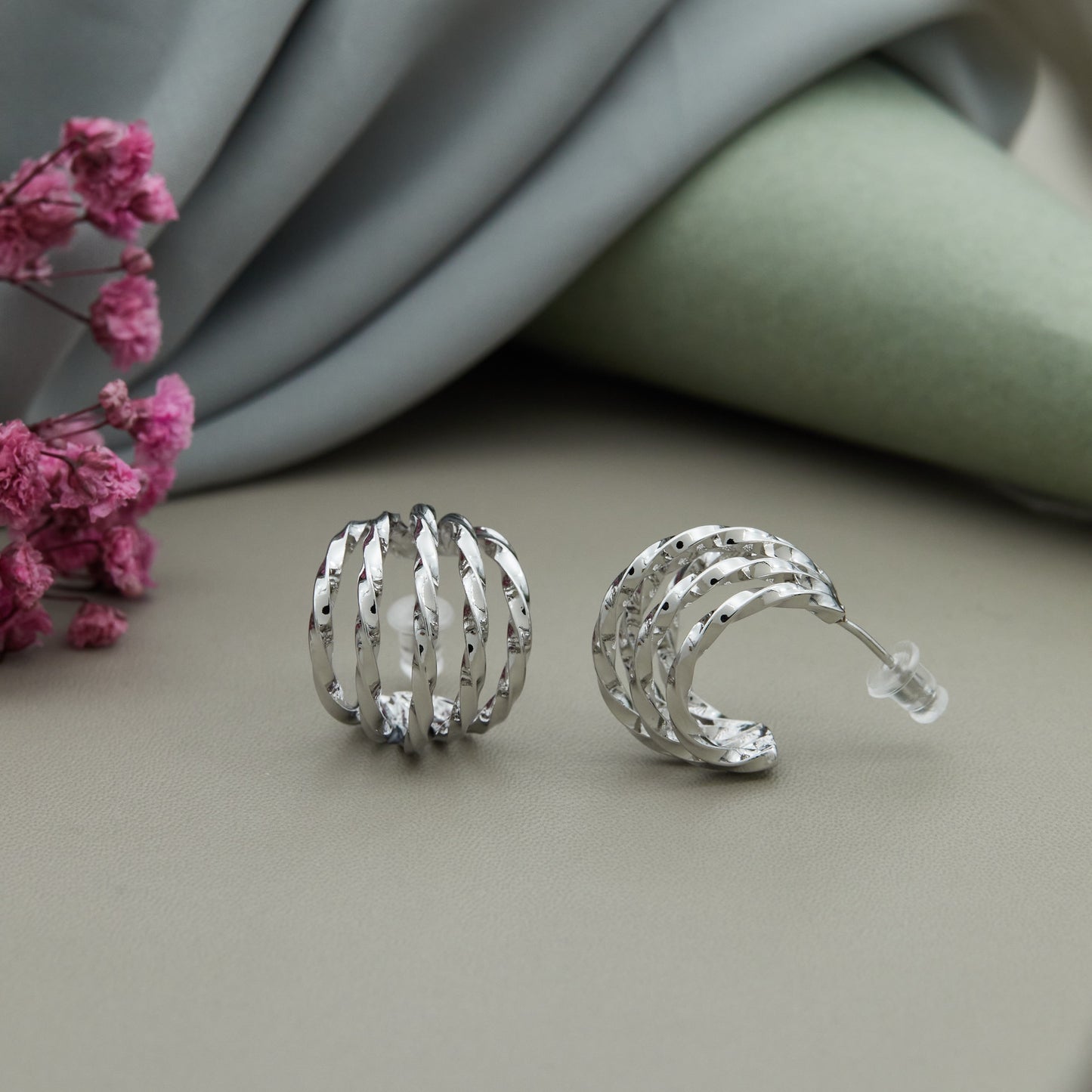 Silver Plated Luxuries Earrings GPER045