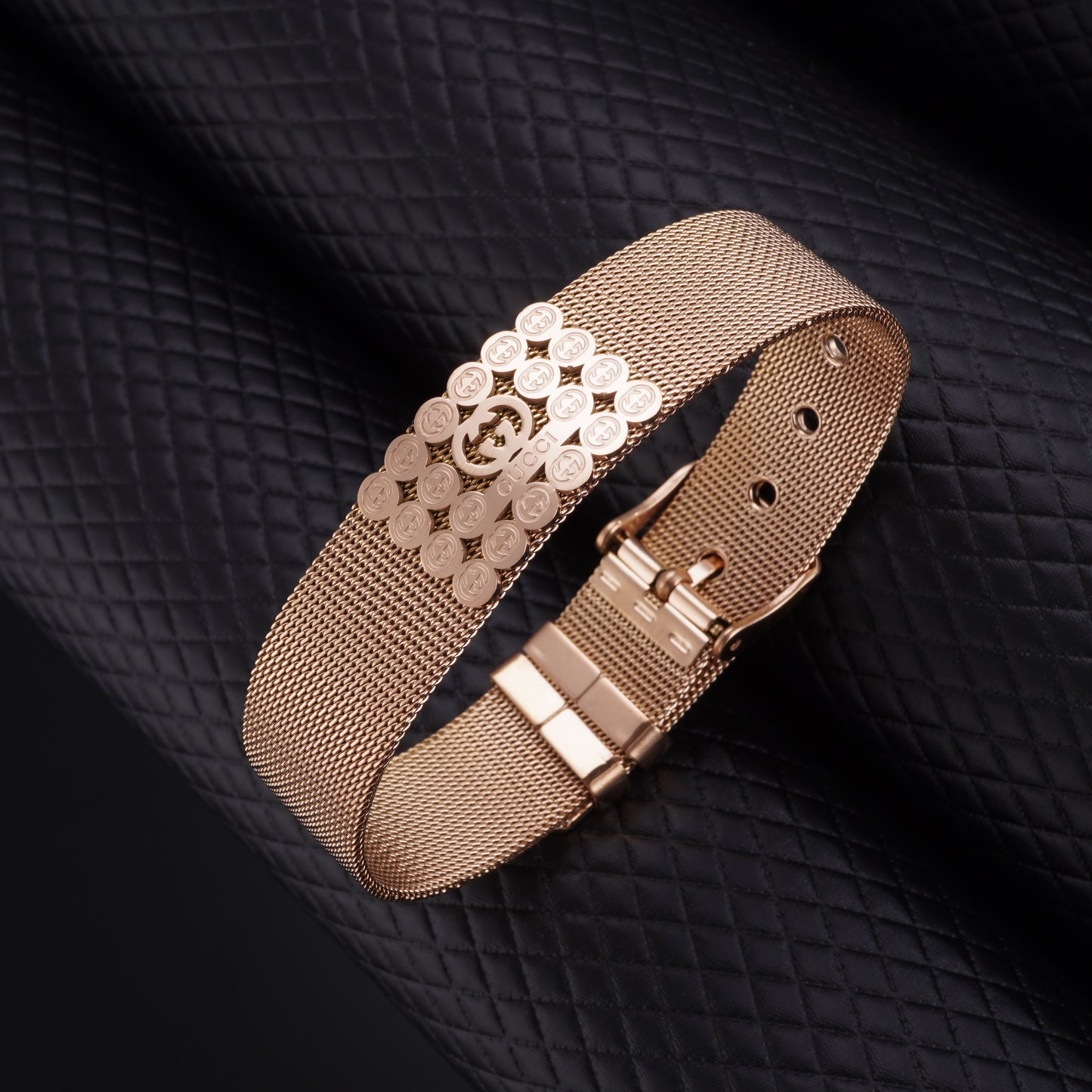 AIRAZOR FULL ROSEGOLD BELT BRACELATE