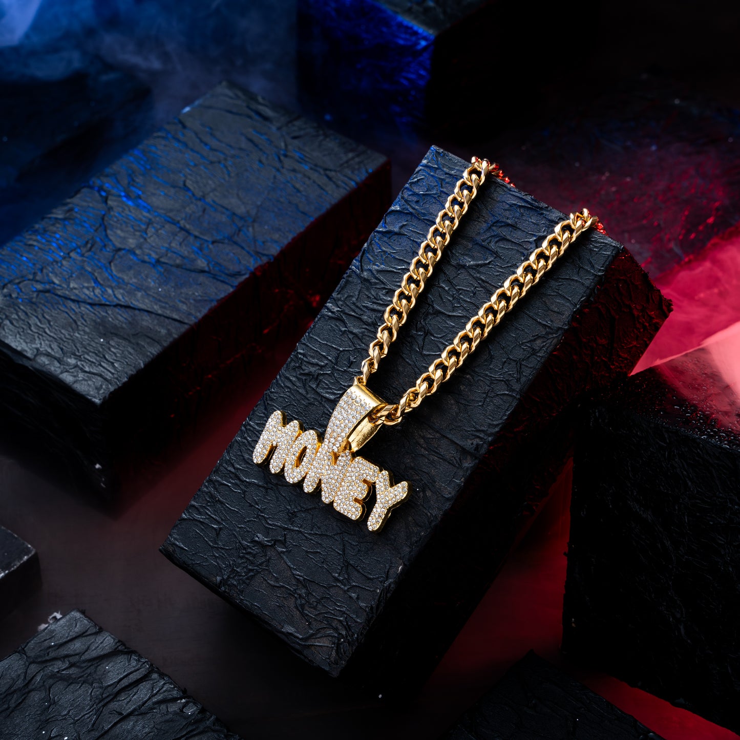 Money Maker Gold chain With Diamond Pedant