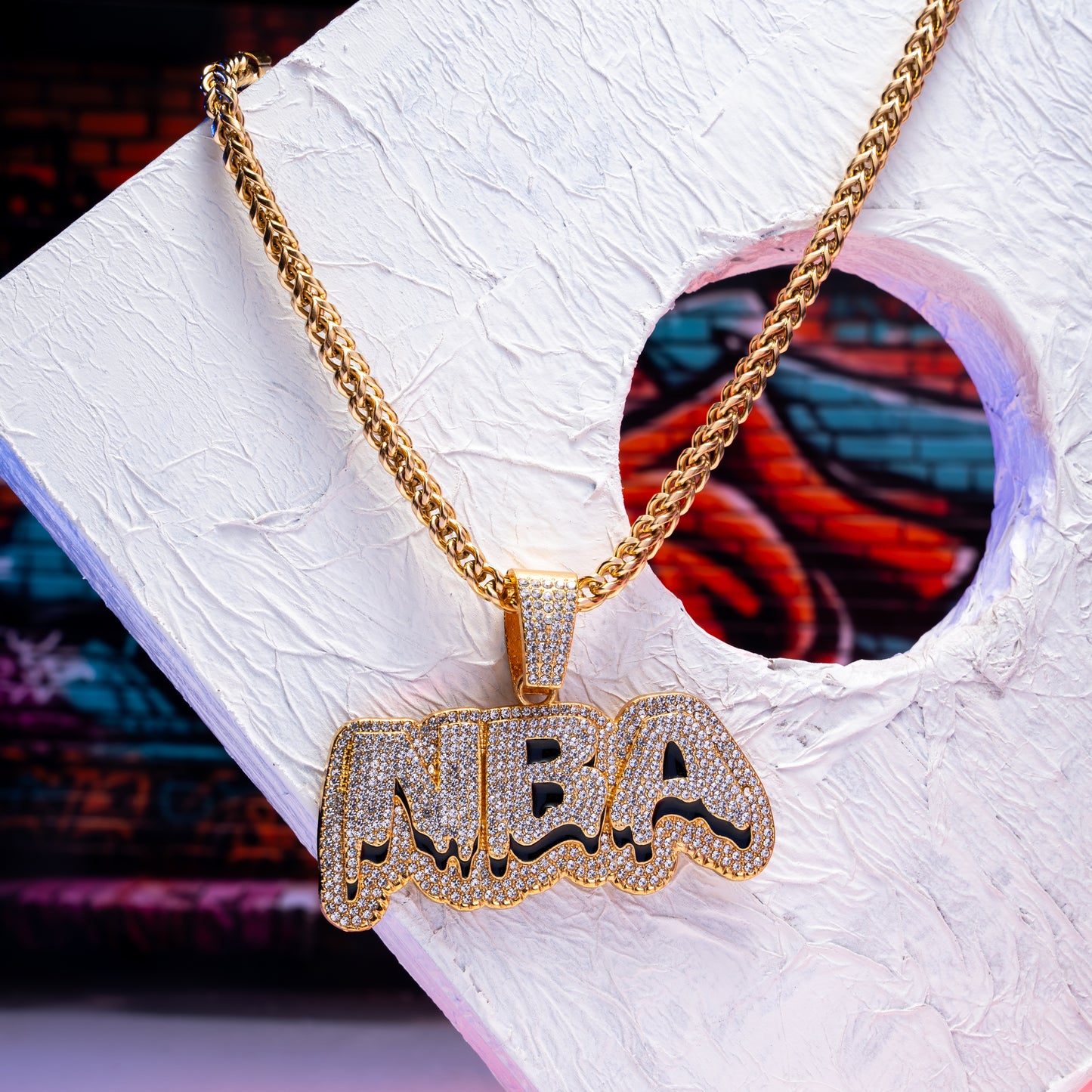 NBA Basketball Boy Gold chain With Diamond Pedant