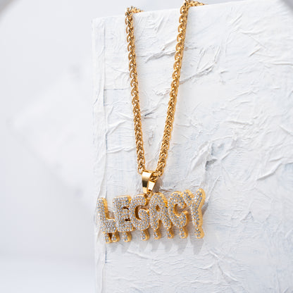 Legacy Gold chain With Diamond Pedant