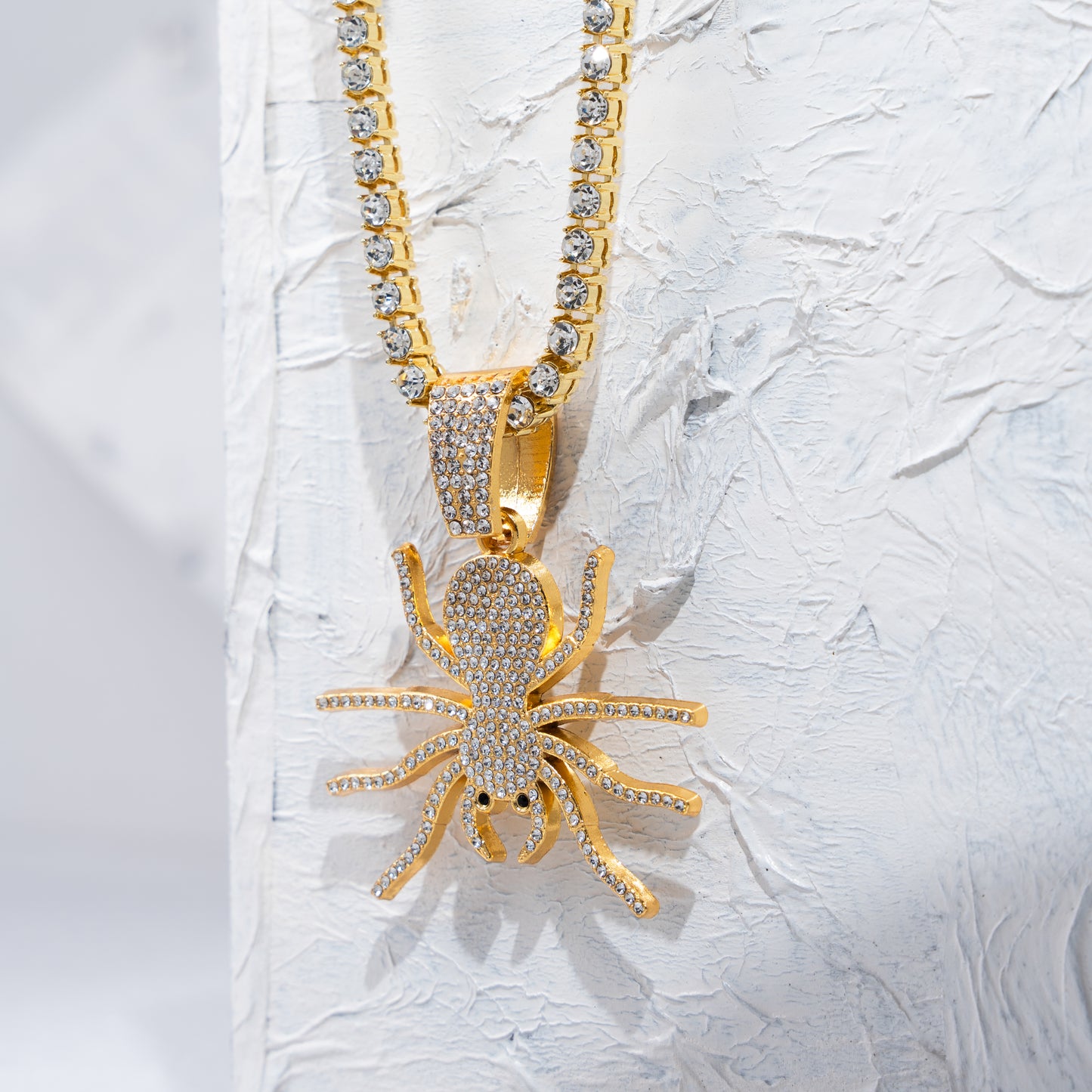 Spider Vibe Gold chain With Diamond Pedant GPCP075