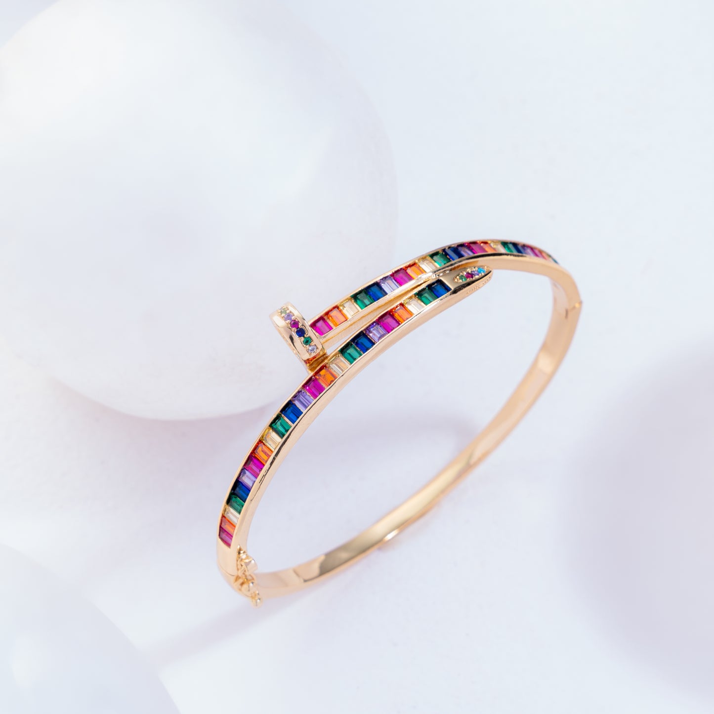 Destroy Colourful Stone Luxuries Kada