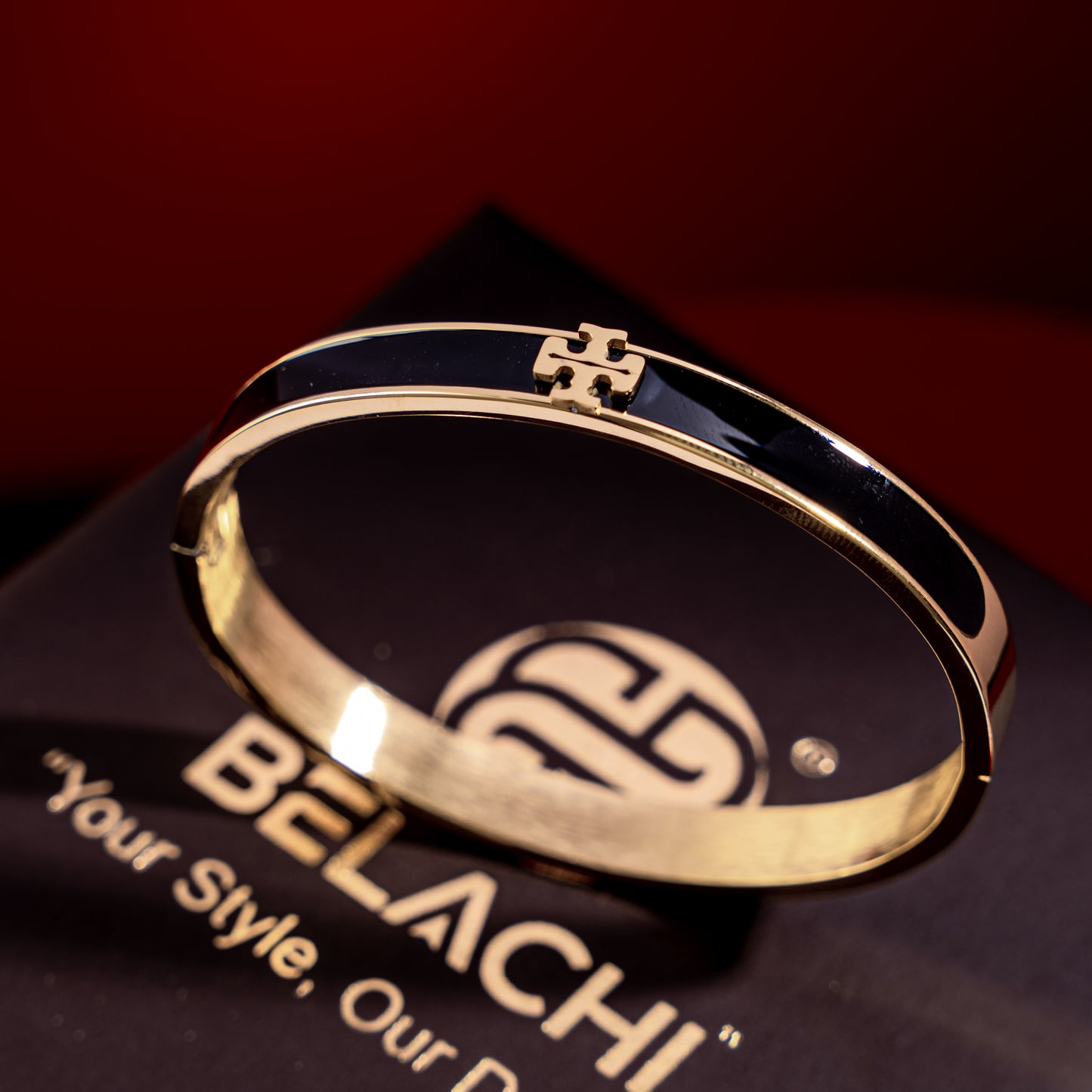 Adolf Golden Black Premium Kada