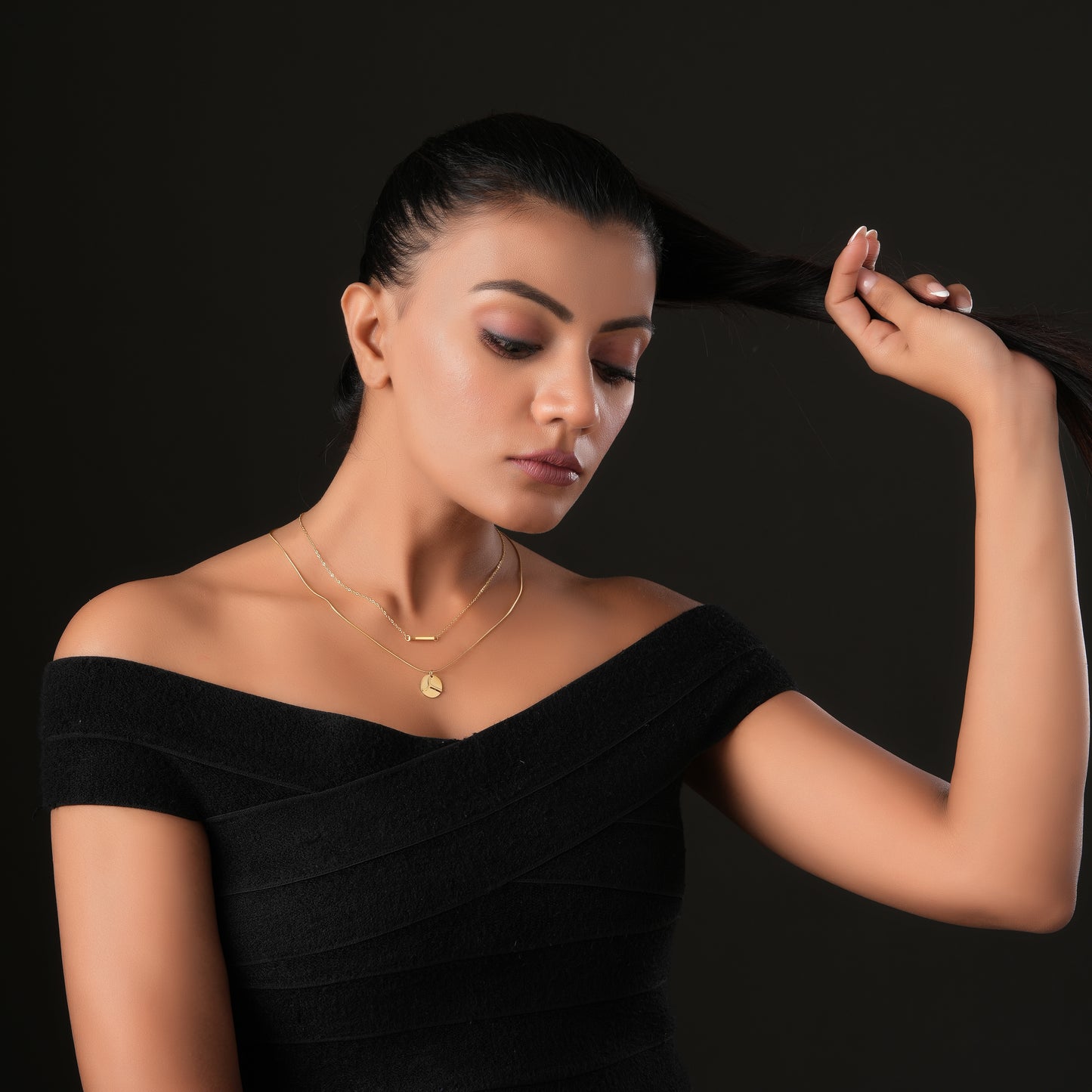 TESLA GOLD NECKLACE