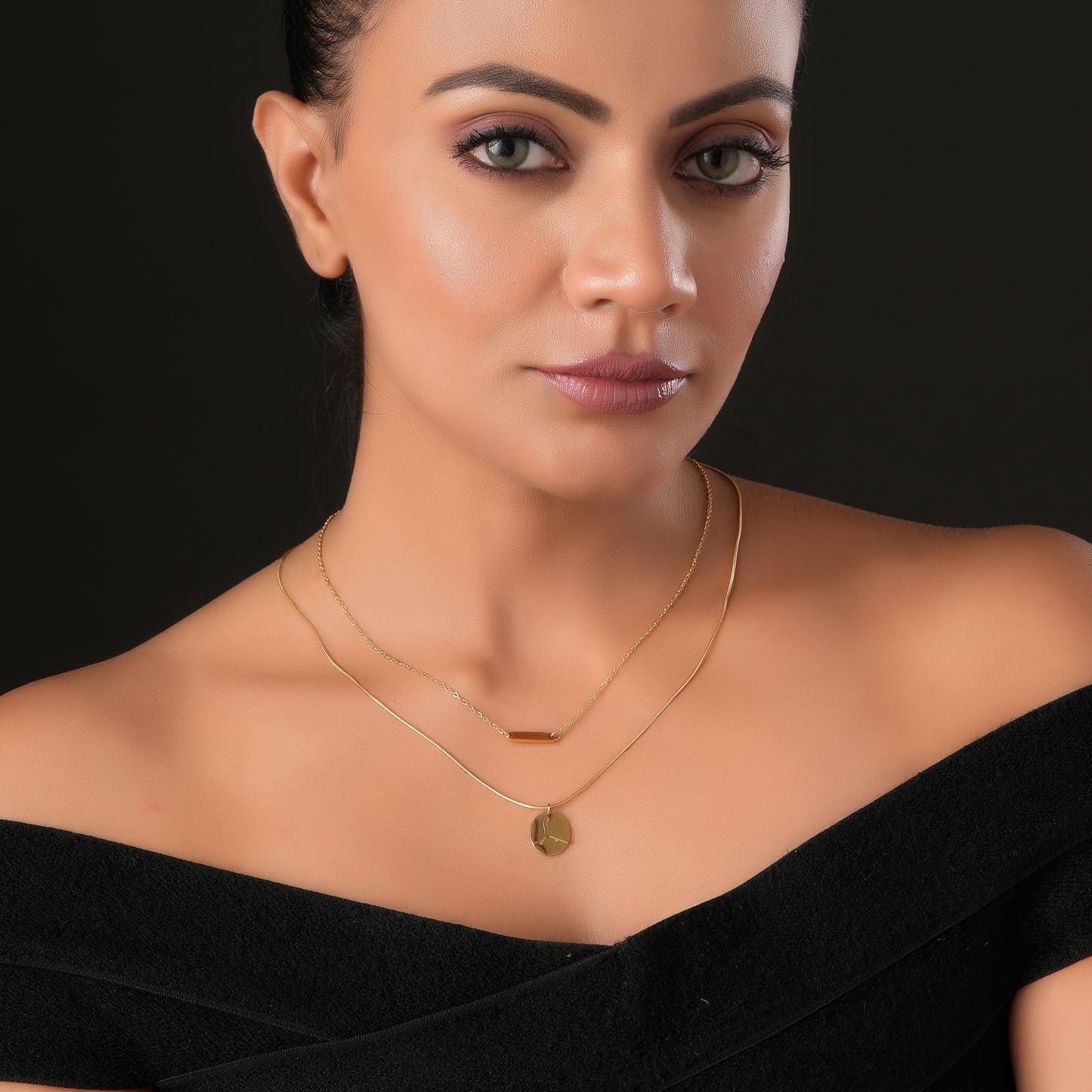 TESLA GOLD NECKLACE