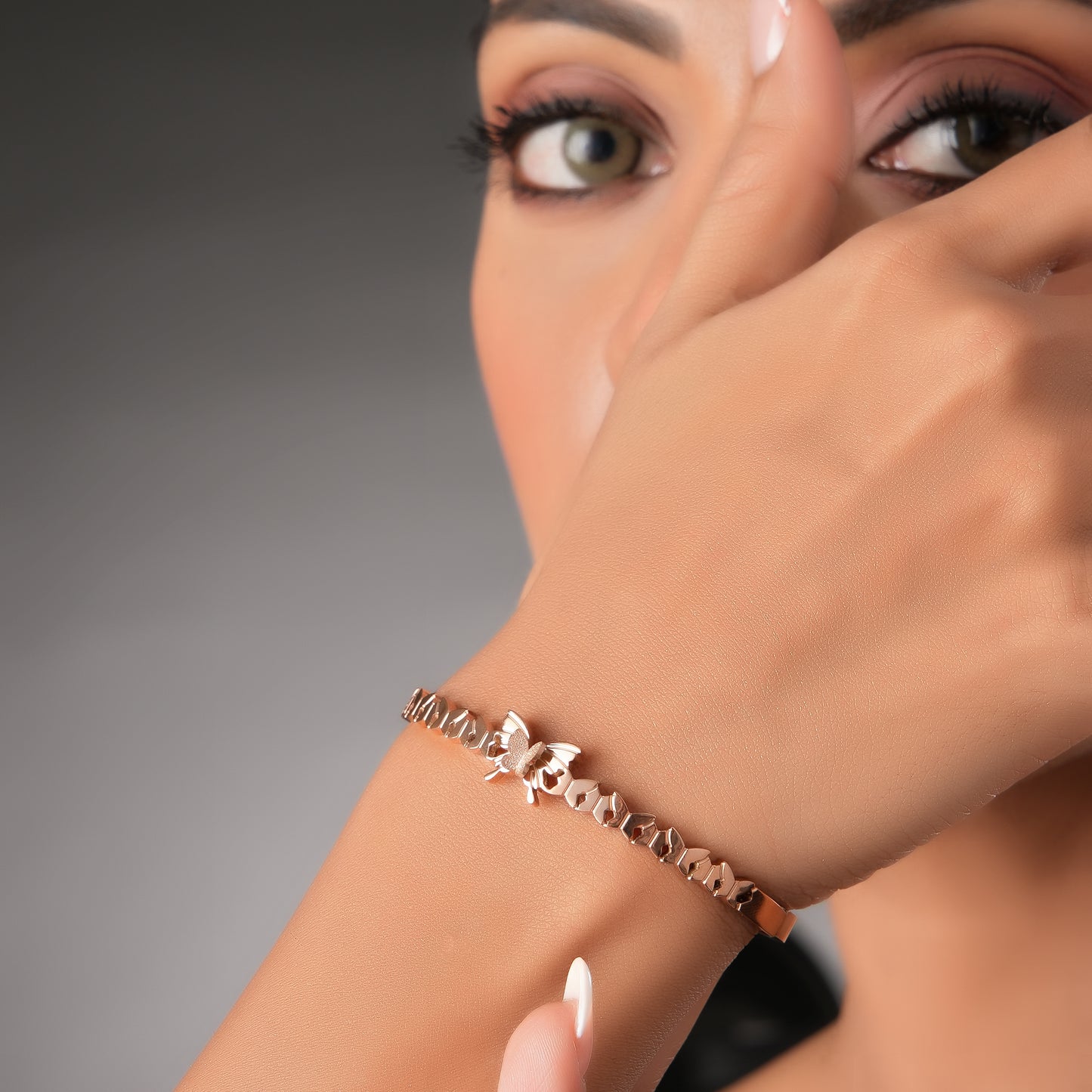 Ladybug Rosegold premium Kada