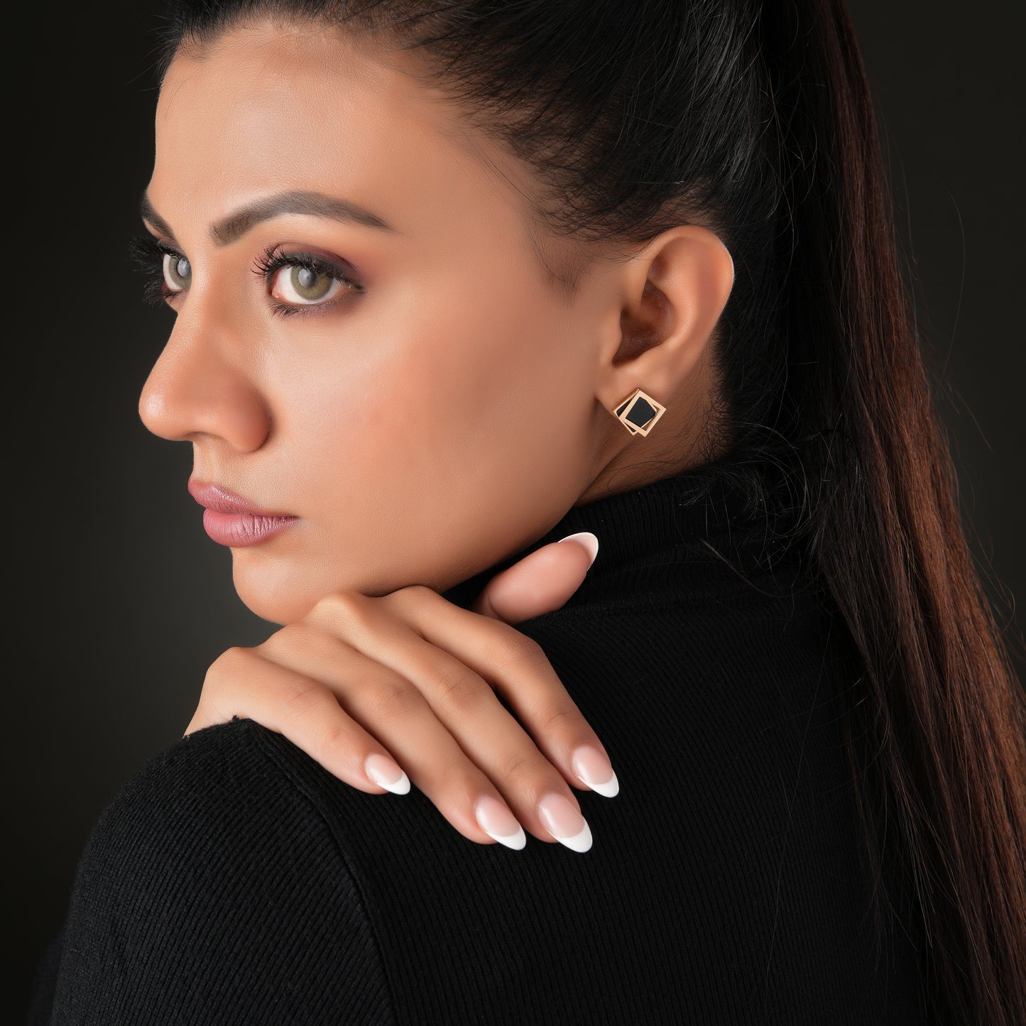 Rosegold Plated Luxuries Earrings GPER007