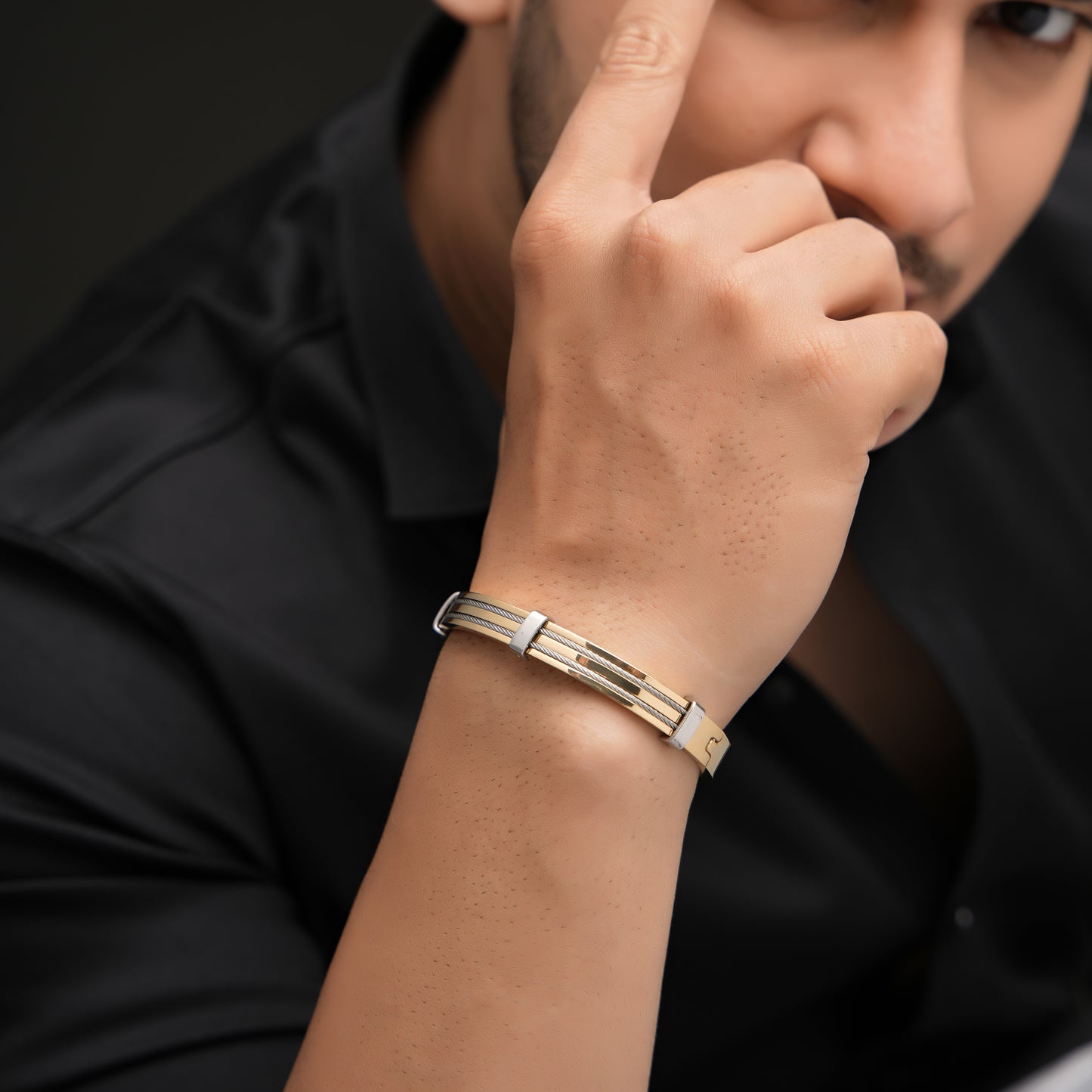 CABLE GOLD SILVER STRING KADA
