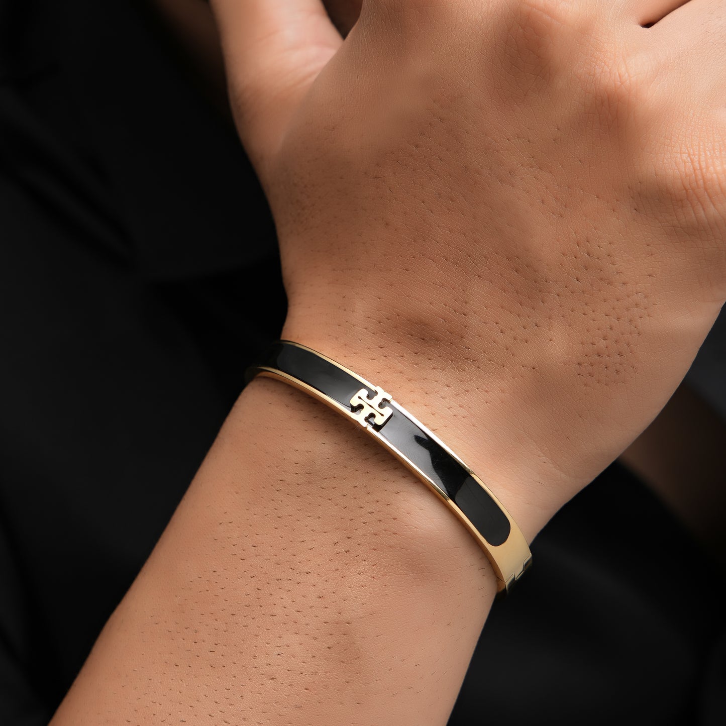 Adolf Golden Black Premium Kada