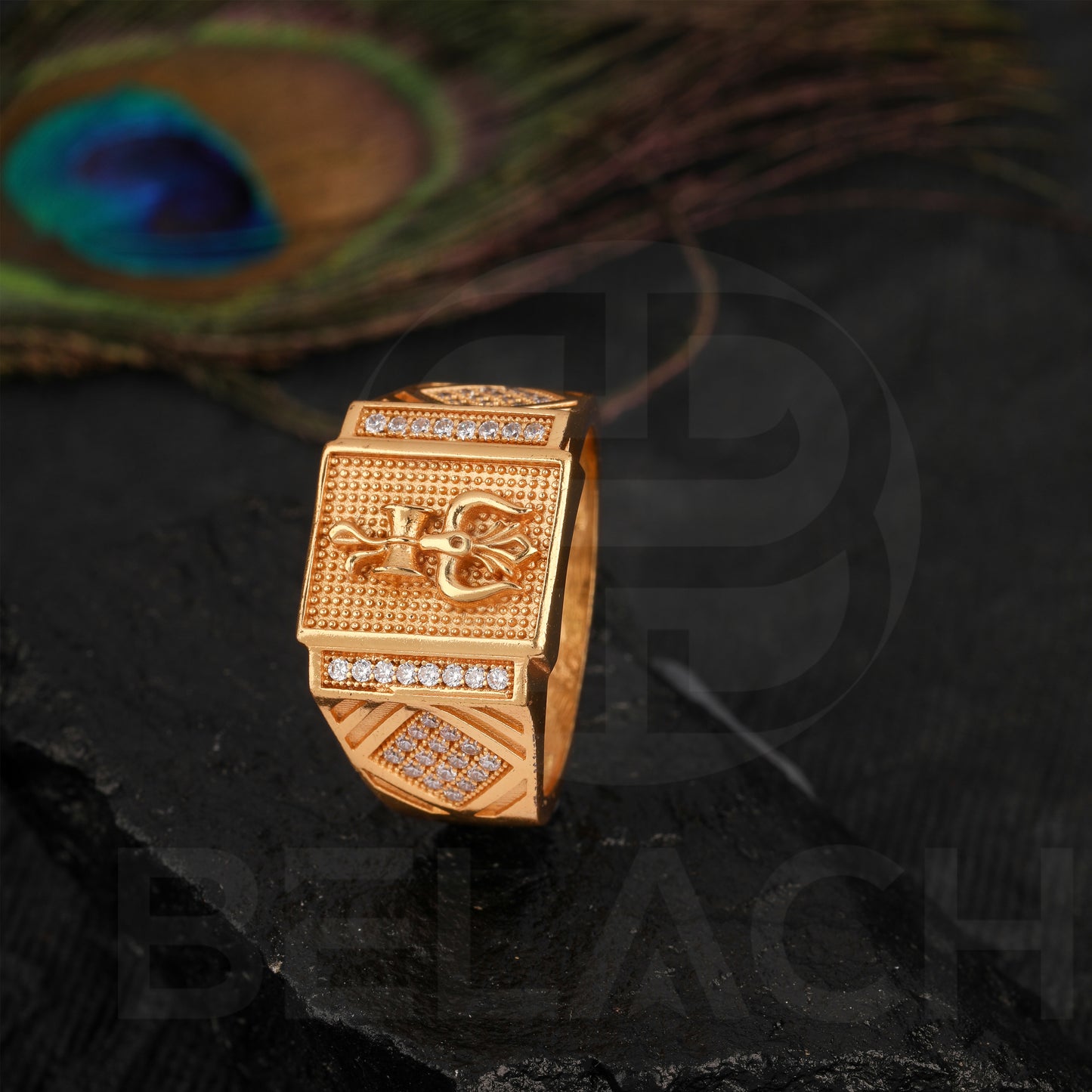 GOLD PLATED DIAMOND RING GPDR002