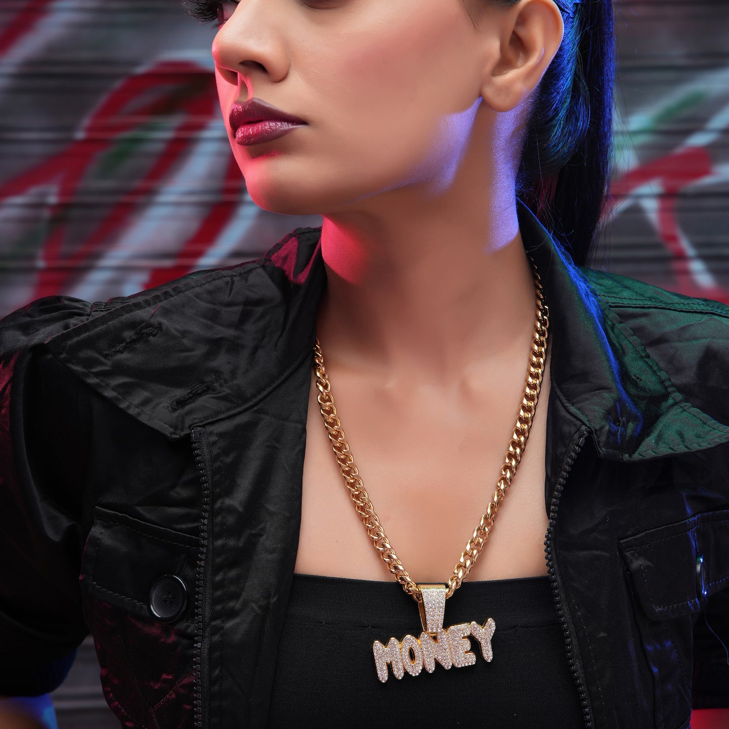 Money Maker Gold chain With Diamond Pedant