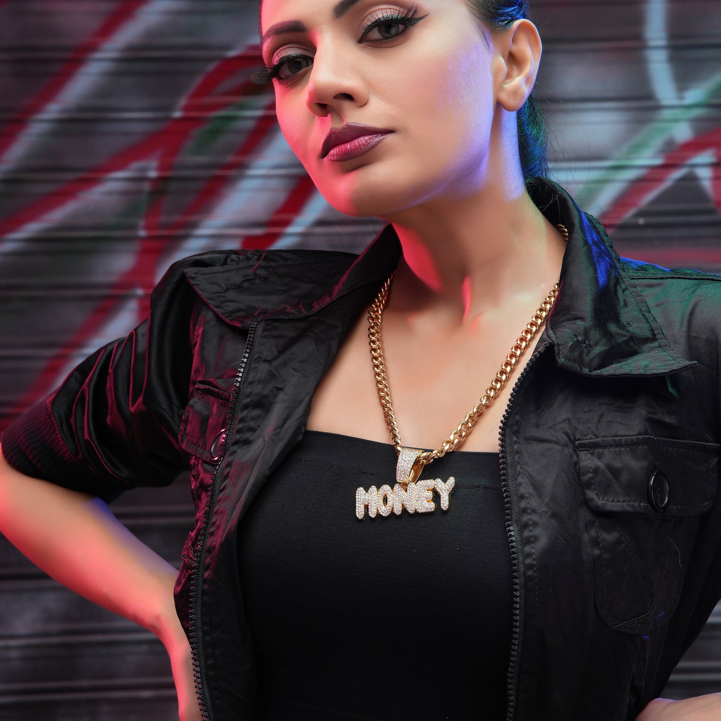 Money Maker Gold chain With Diamond Pedant
