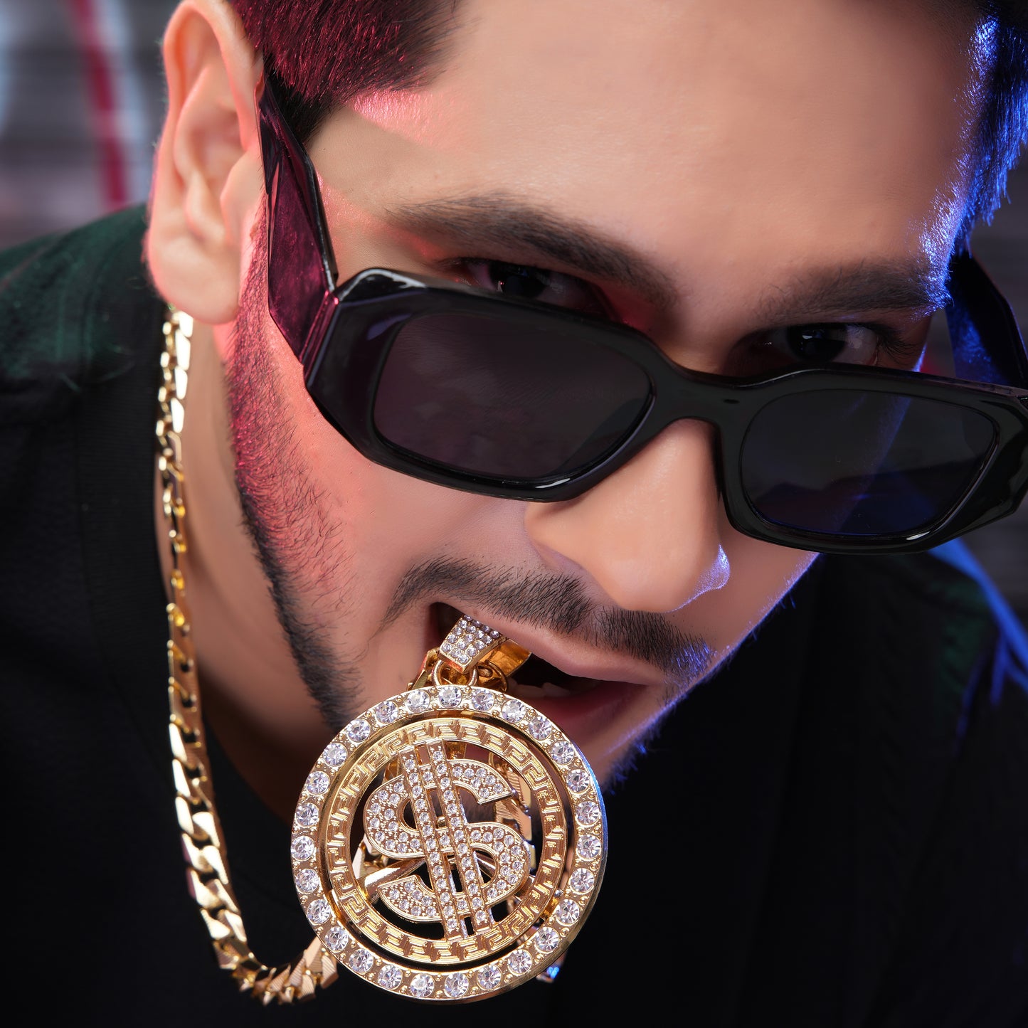 Doller Club Gold chain With Diamond Pedant