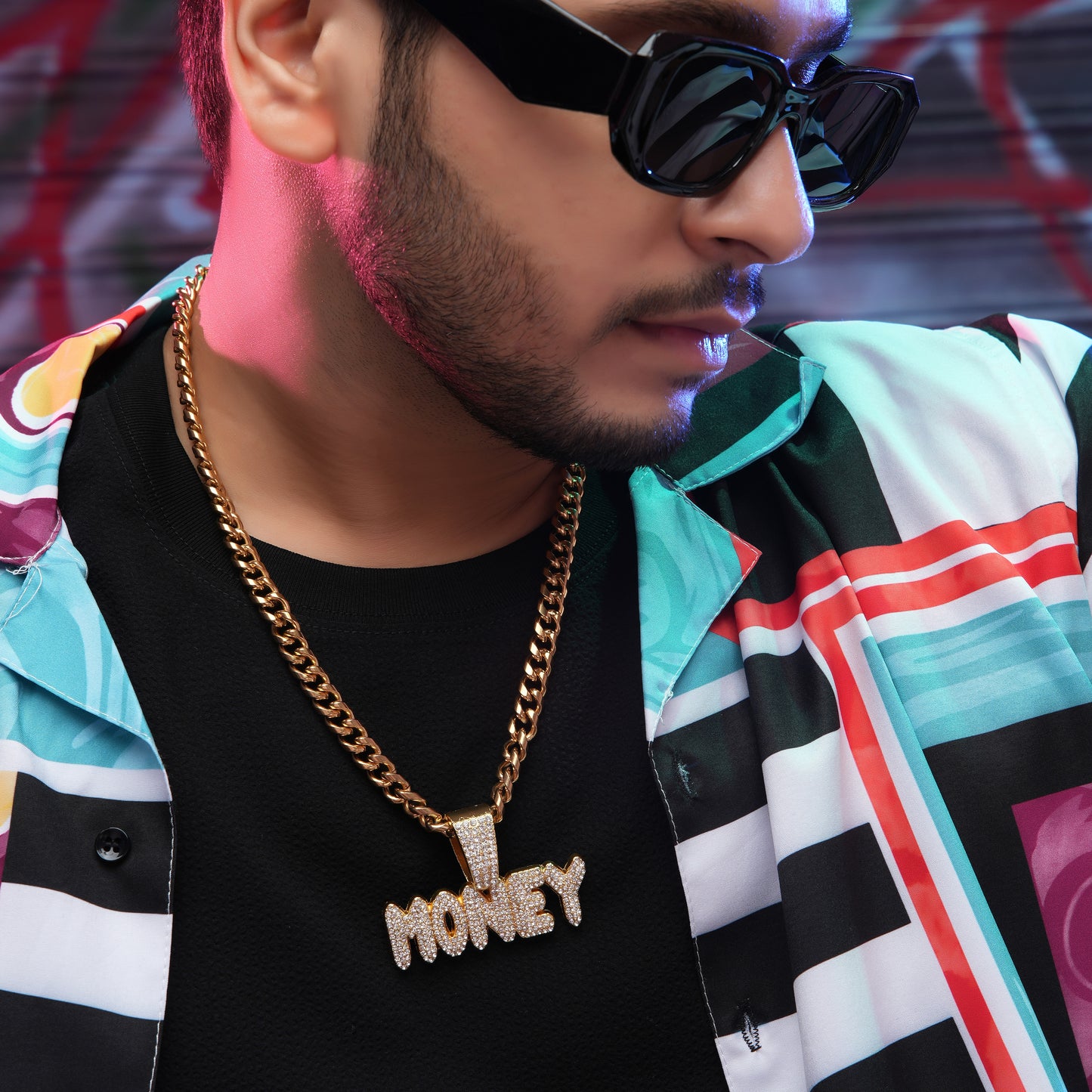 Money Maker Gold chain With Diamond Pedant