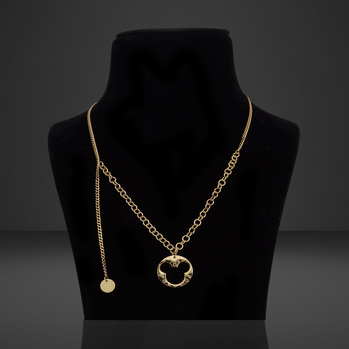 DIVIDER GOLD NECKLACE