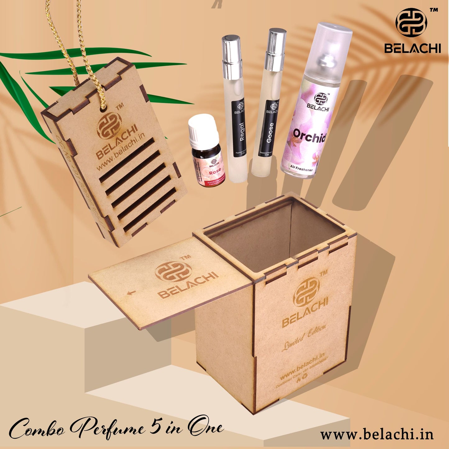 BELACHI LIMITED EDITION UNISEX APPAREL PERFUMES COMBO