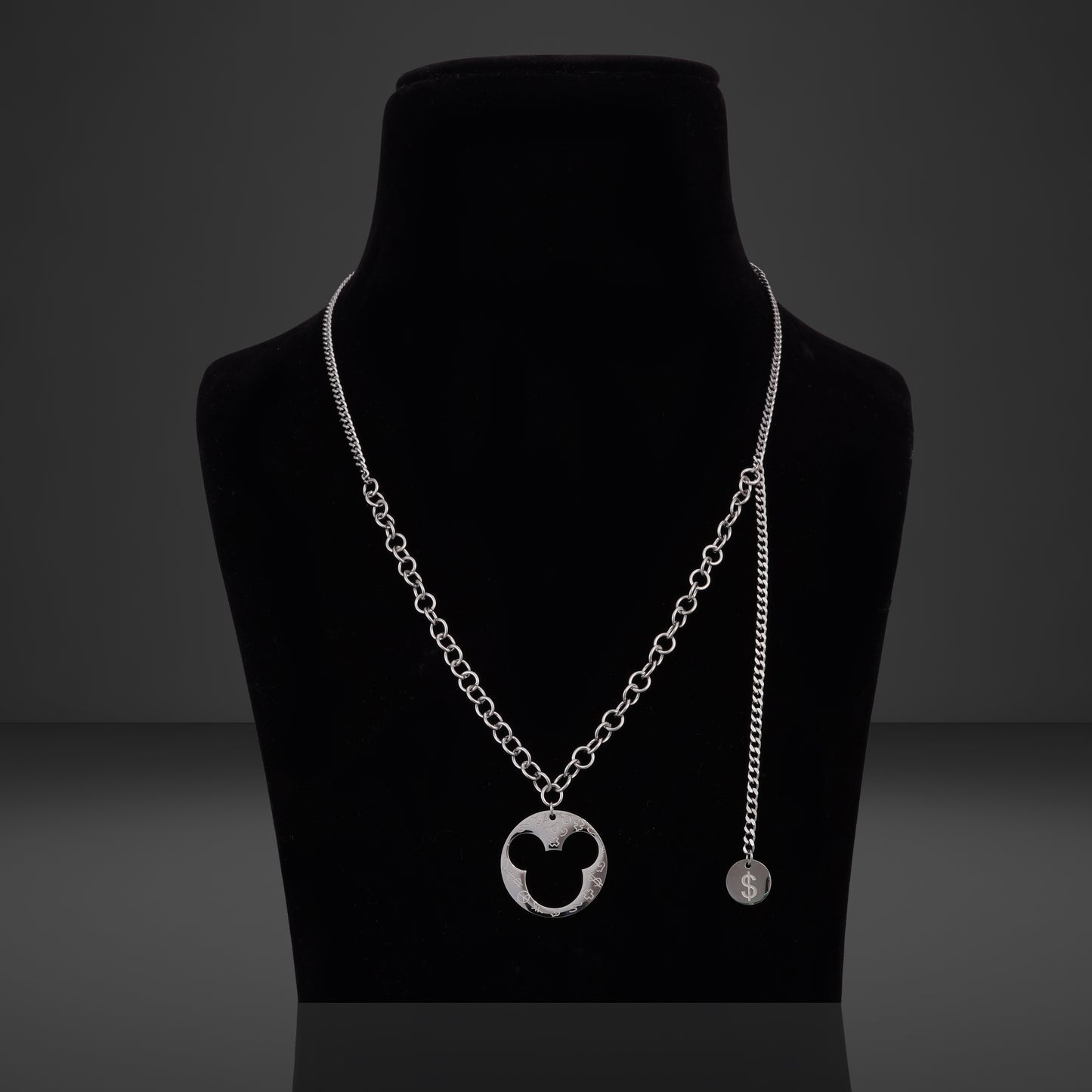 DIVIDER SILVER NECKLACE