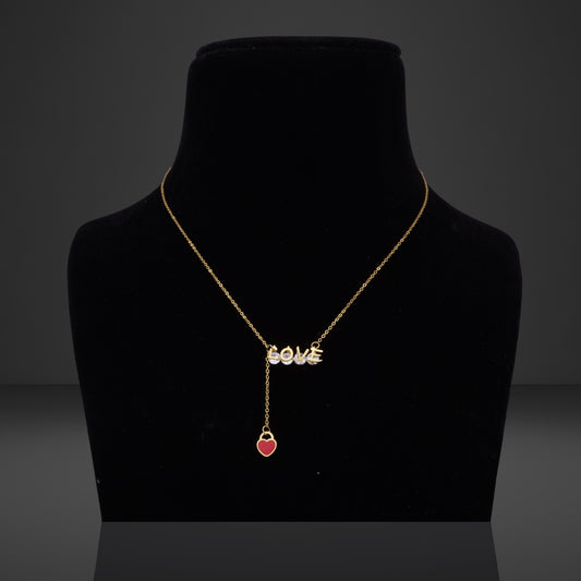 Evol Diamond Gold Necklace