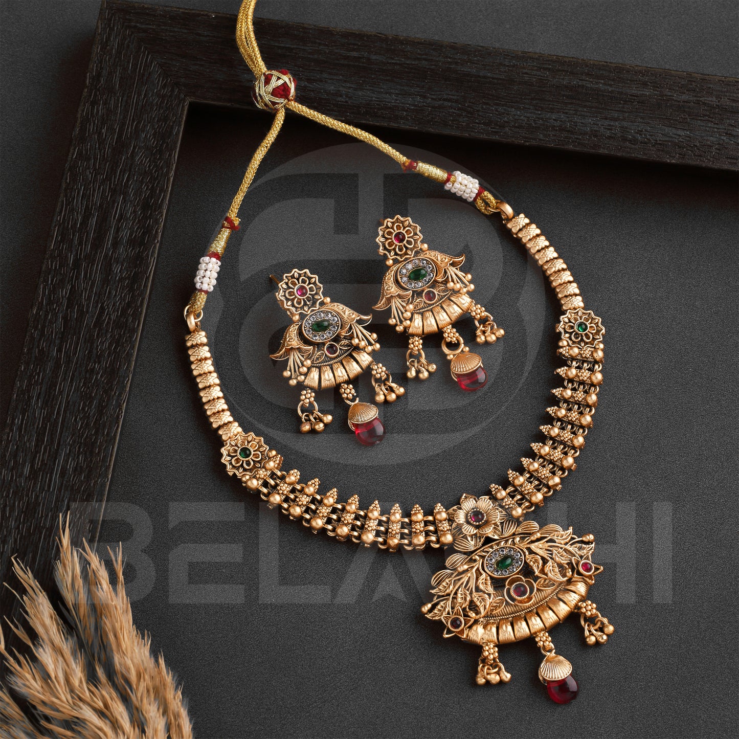 BELACHI TEMPLE CHOKER JEWELLERY CHO56612
