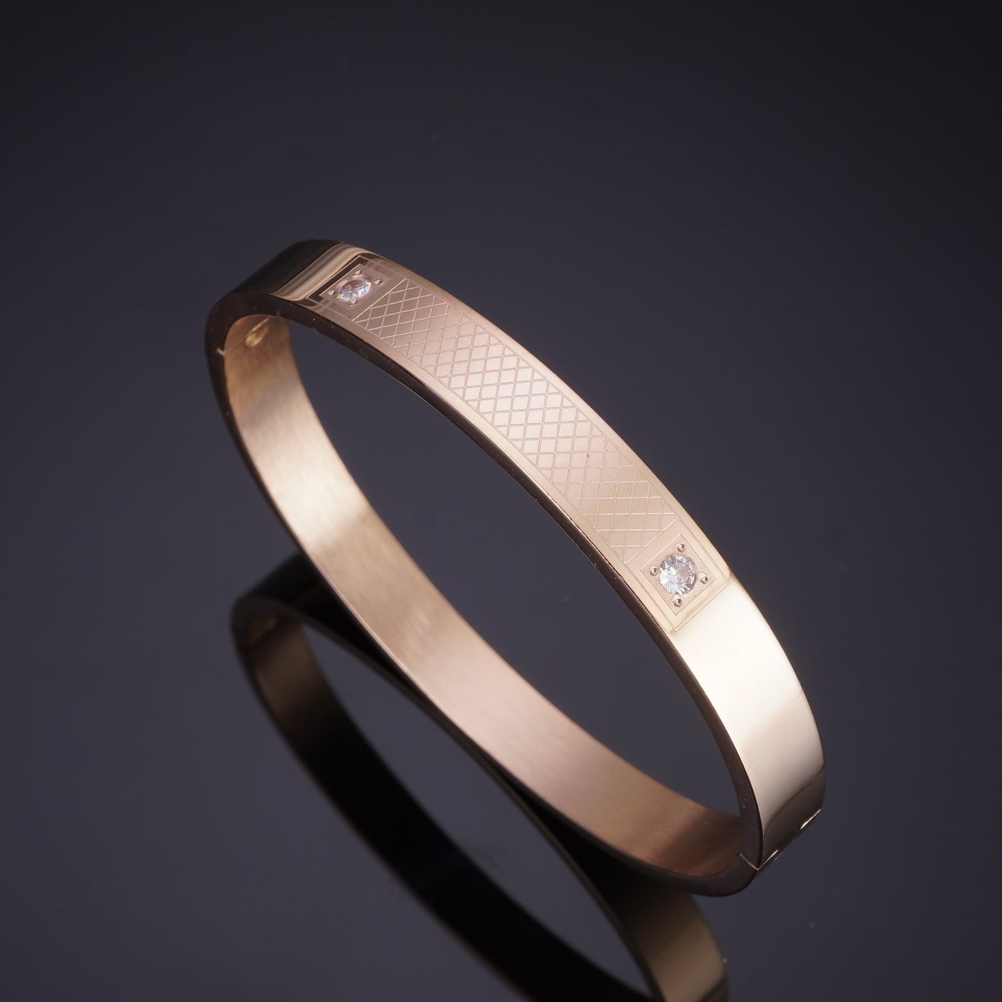 TWO STAR ROSEGOLD WITH DIAMOND KADA