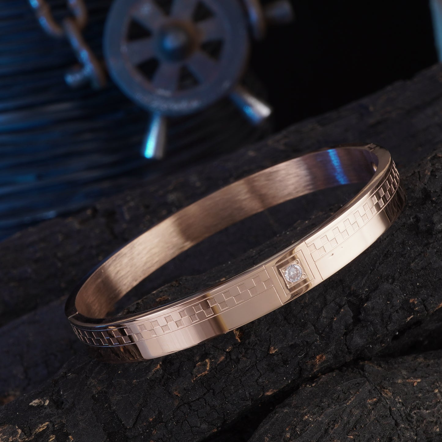 ZIRCONE ROSEGOLD WITH DIAMOND KADA