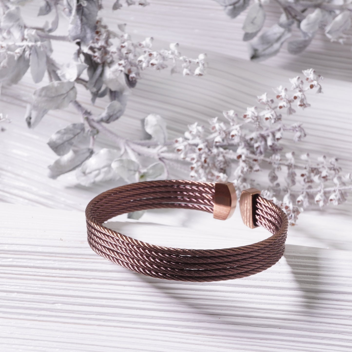 ROPE FULL COFFEE BELT BRACELATE