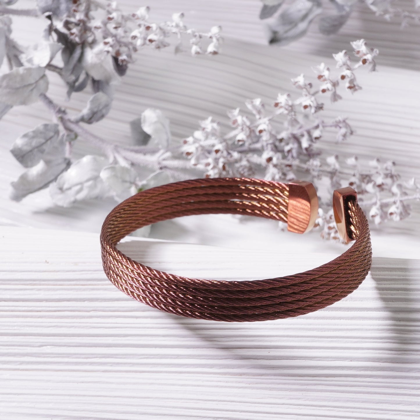 ROPE FULL CHOCOLATE BROWN BELT BRACELATE