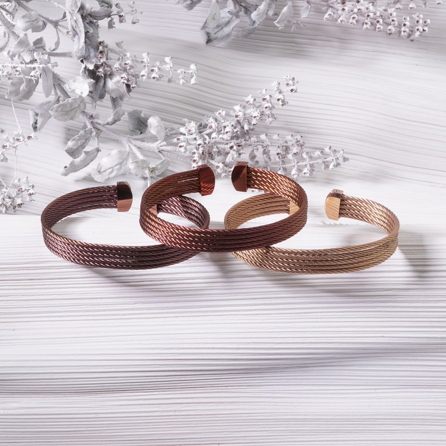 ROPE FULL COFFEE BELT BRACELATE