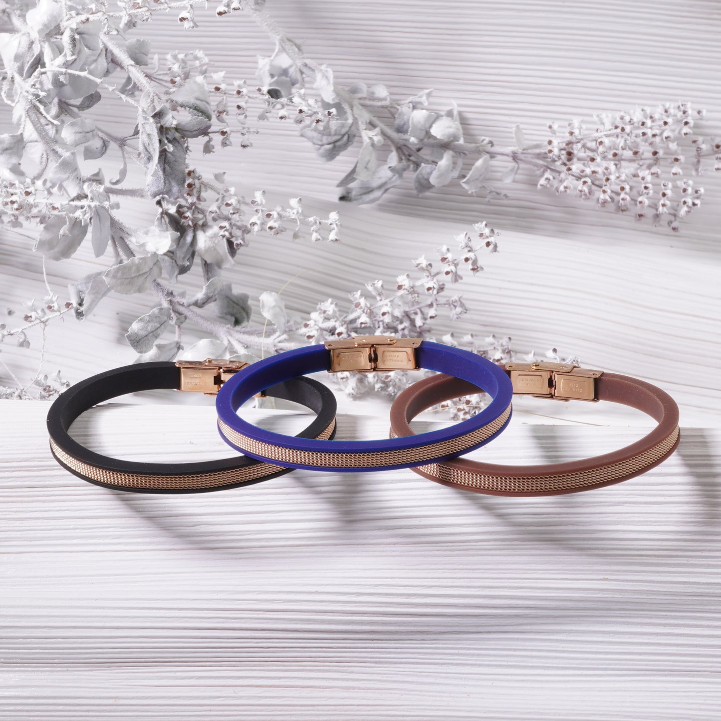 SILICONE BROWN PREMIUM BRACELET