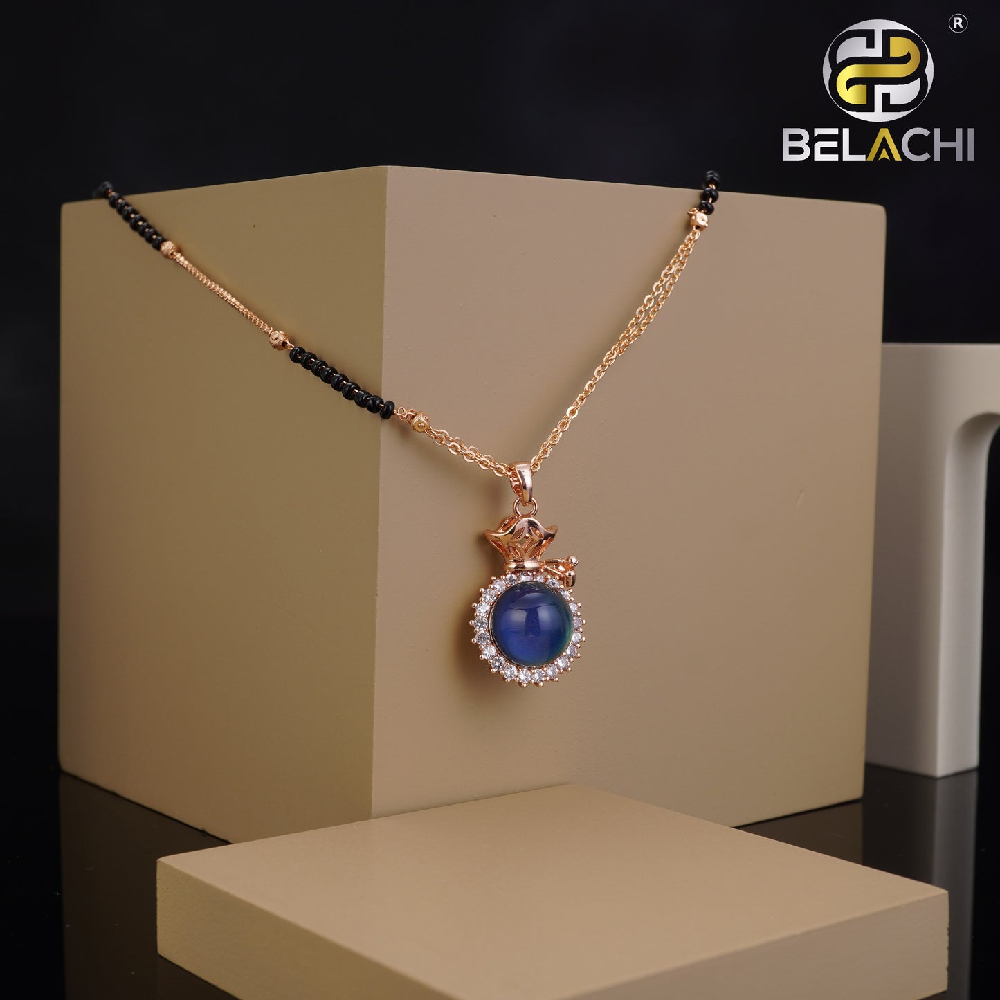 BELINDA ROSEGOLD MANGALSUTRA