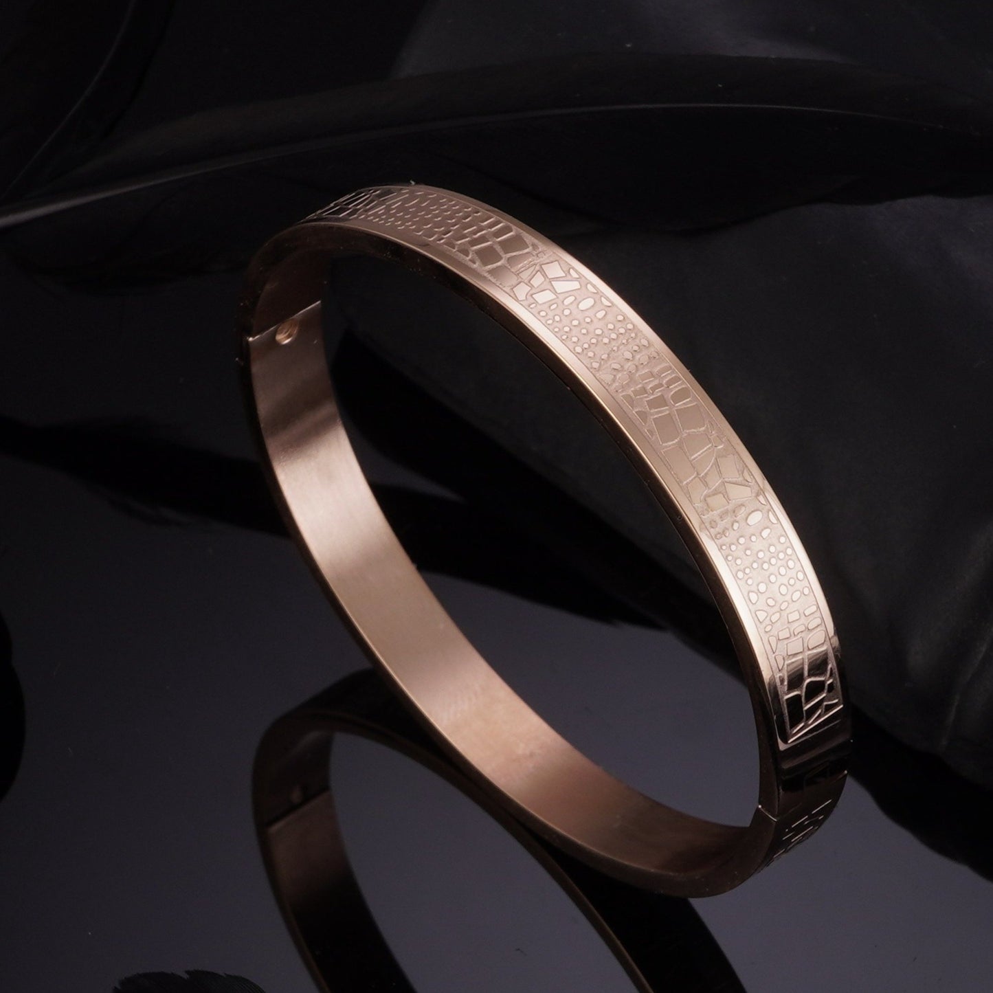 LIZARD DESIGN ROSEGOLD PREMIUM KADA