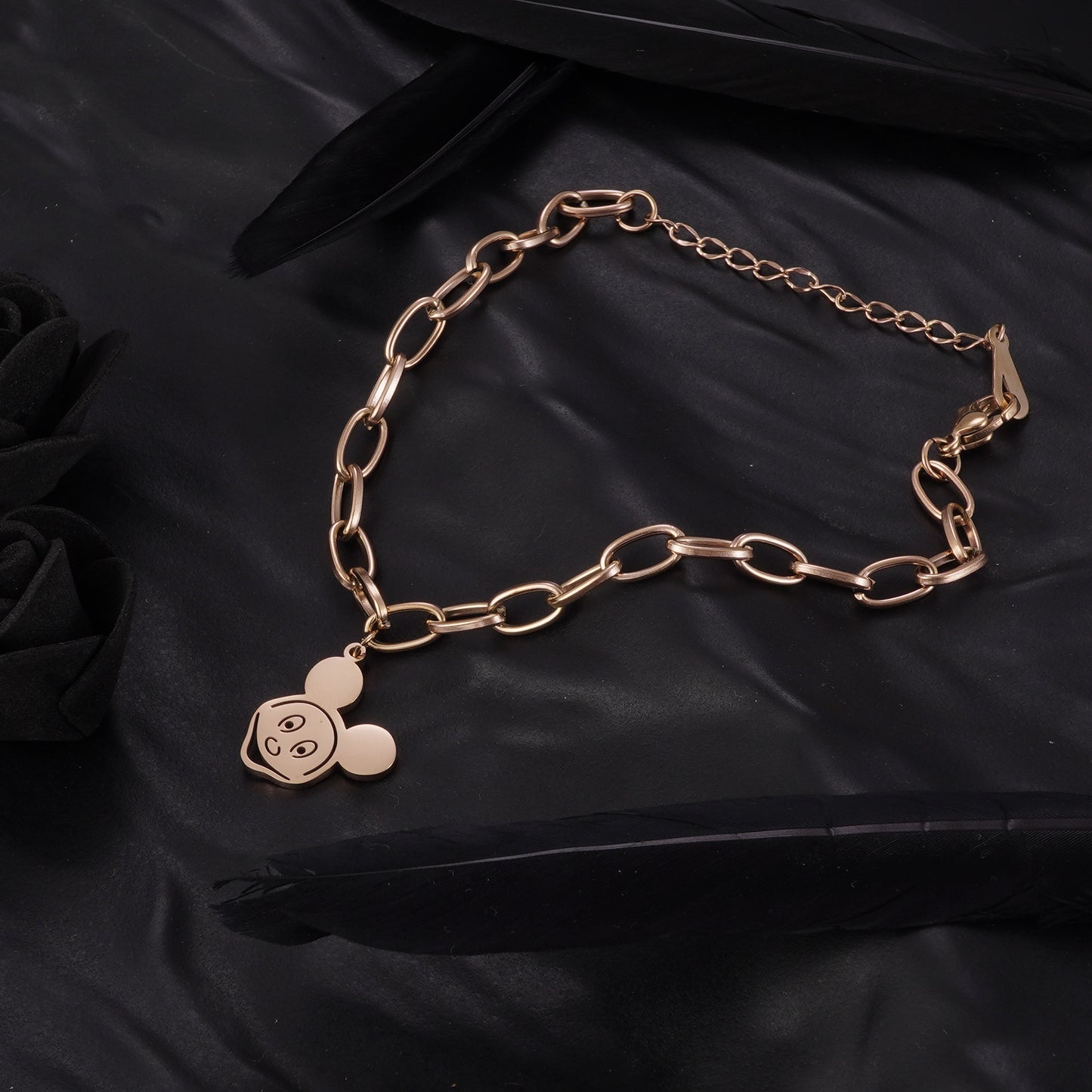 Pikachu Rosegold Luxuries Bracelate