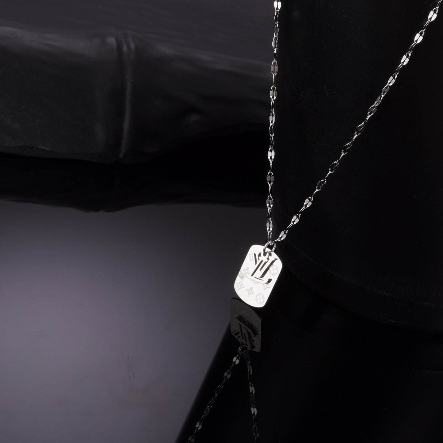 Army Tag Pedant Silver Necklace