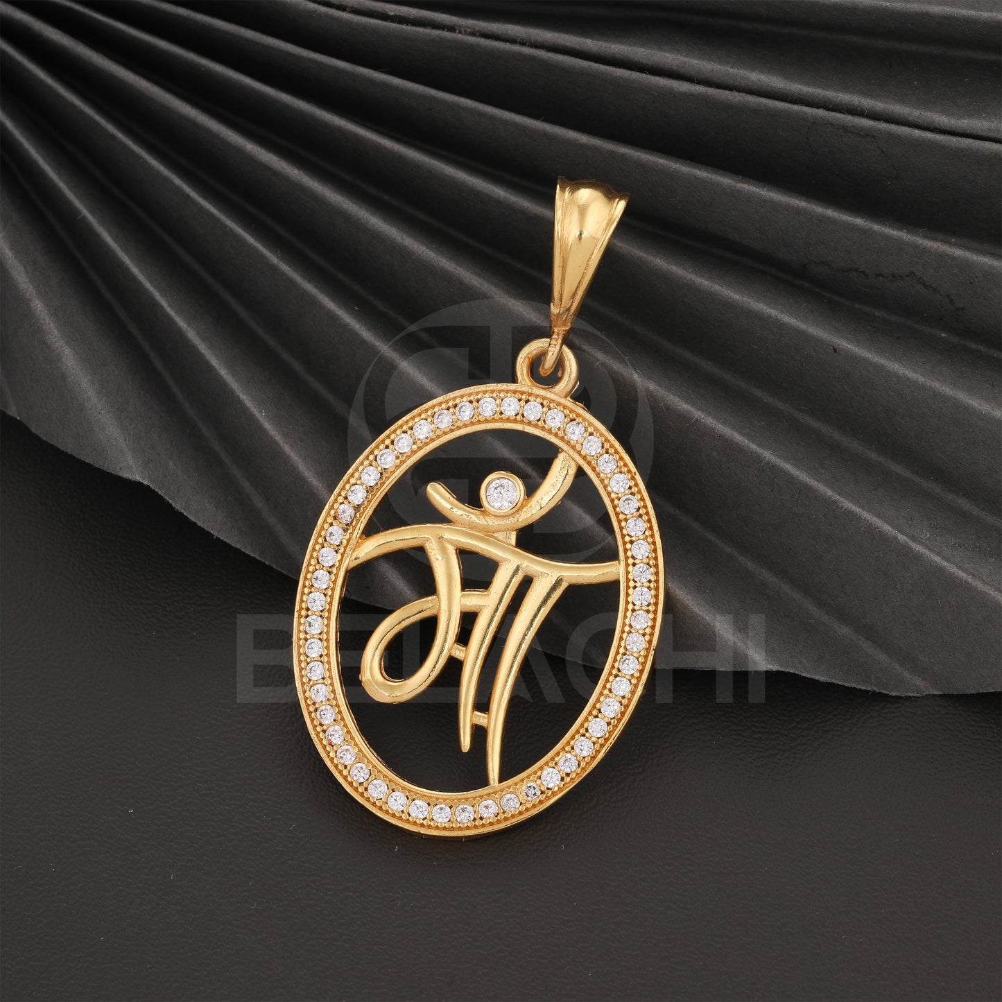 Gold Plated Premium Pendant With Diamond