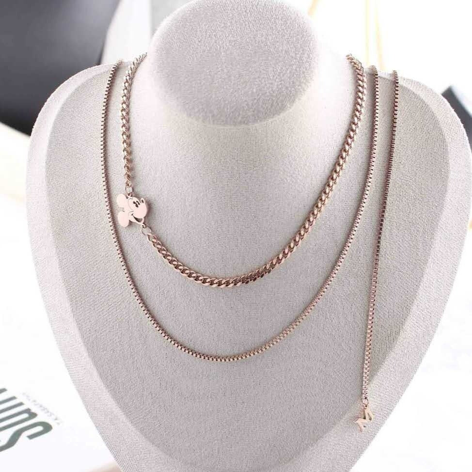 Tom Rosegold Pendant Necklace