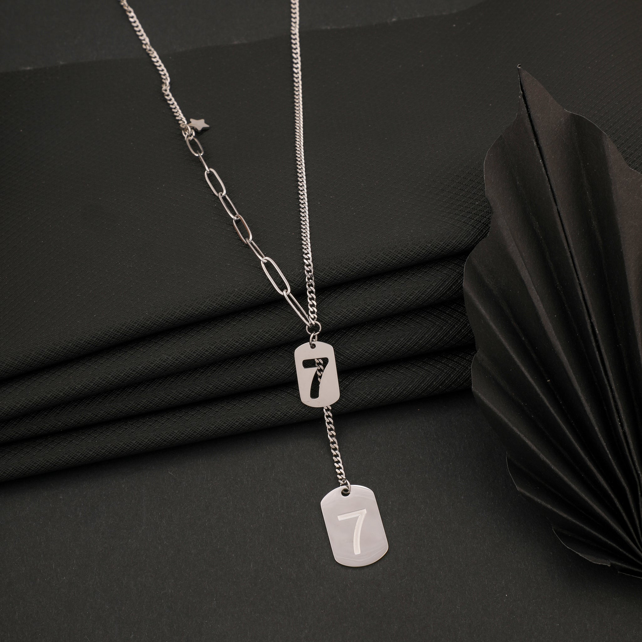 Seven Pedant Silver Necklace