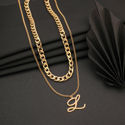 Sign Gold Necklace