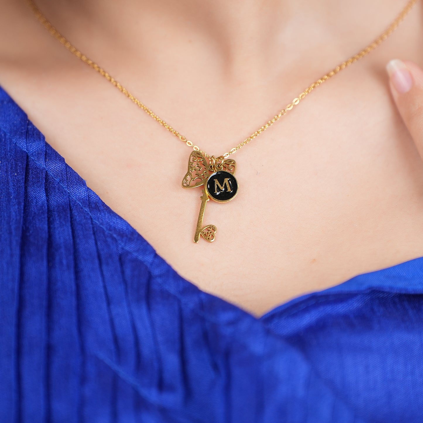Monark Black Gold Necklace