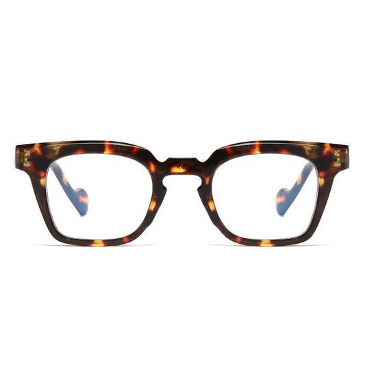 Hamilton To. Brown Clear Square Sunglasses