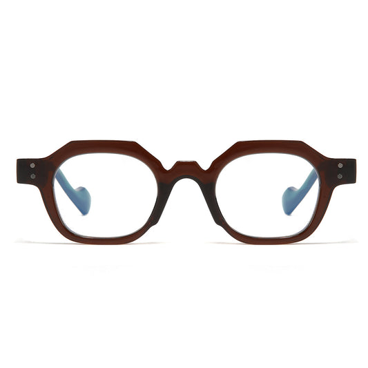 Durban Green Brown Clear Round Sunglasses