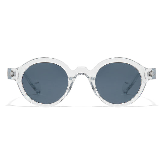 Bonzer Clear Black Round Sunglasses